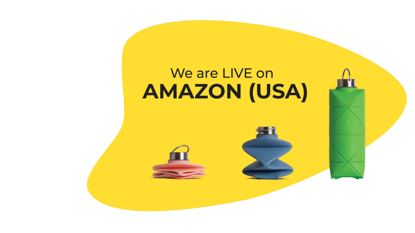 We are live on Amazon, get your Origami Bottle there!