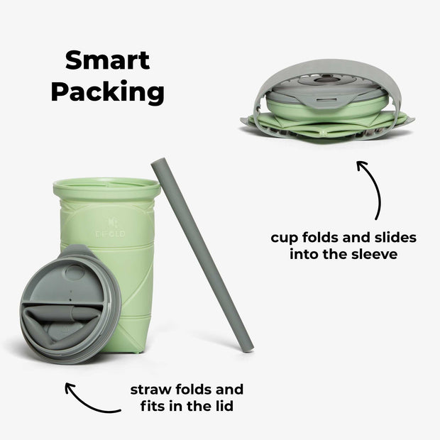 Cup Accessories (Sleeve + Foldable Straw)