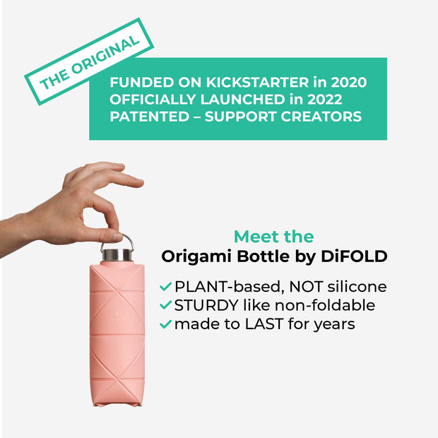 DiFOLD Origami Bottle - Pink Win